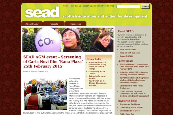 sead.org.uk site used Sead-graphic