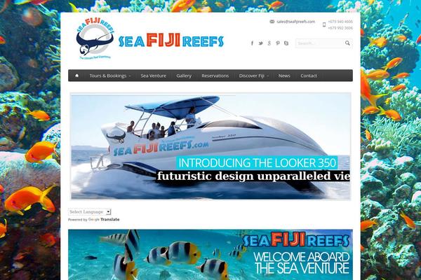 Aqua theme site design template sample