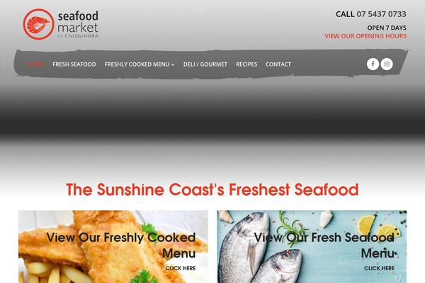 seafoodmarketcaloundra.com.au site used Buildweb