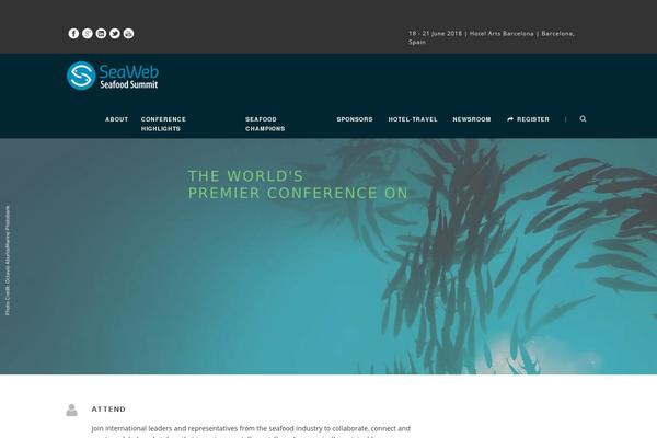 Site using Gdlr-conference plugin