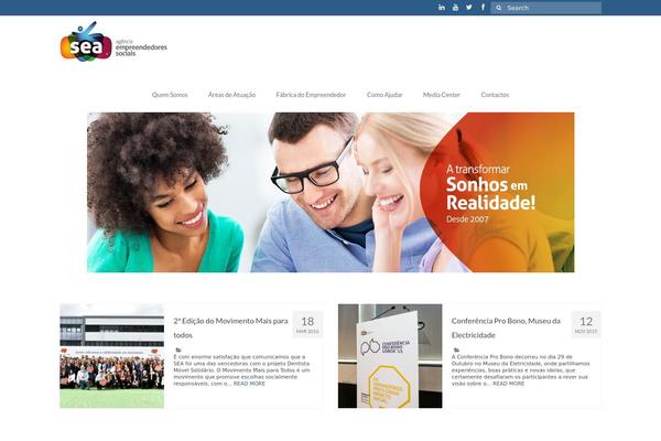 WordPress website example screenshot