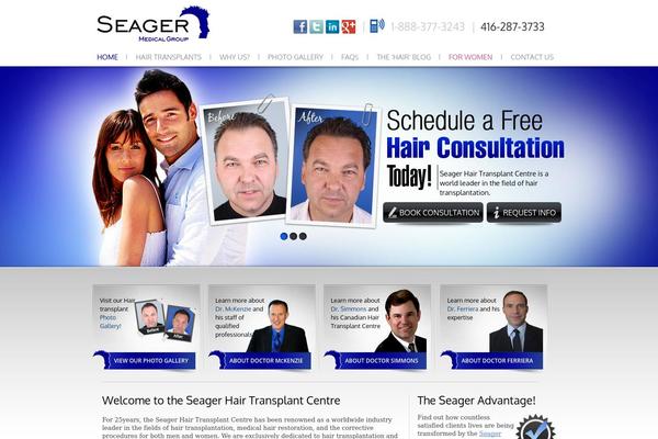 seagerhairtransplant.com site used Seager