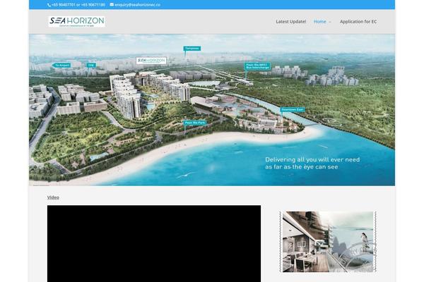 Divi theme site design template sample