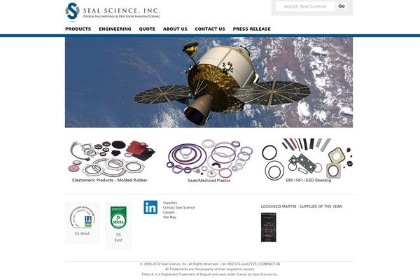 sealscience.com site used Rubbercraft