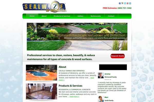 sealwizeofoklahoma.com site used Sealwize