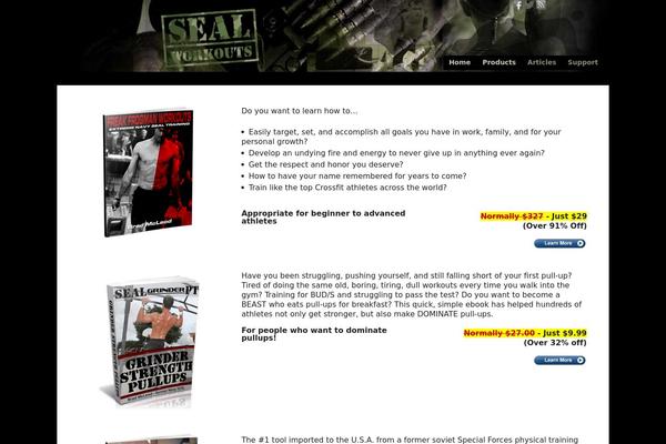 sealworkouts.com site used Sealworkouts