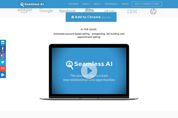seamlesscontacts.com site used Seamlessai