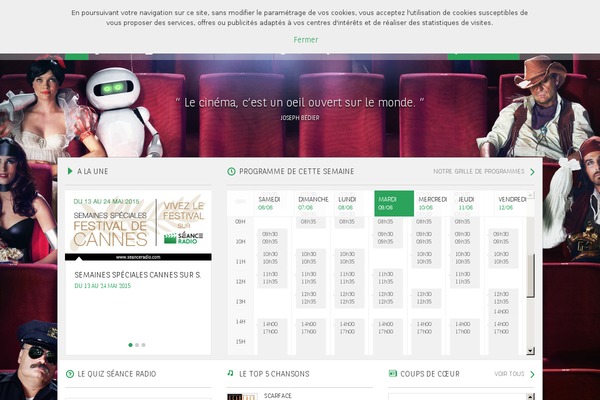 Site using Goom_player plugin