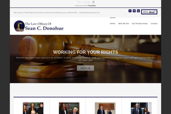 WordPress website example screenshot