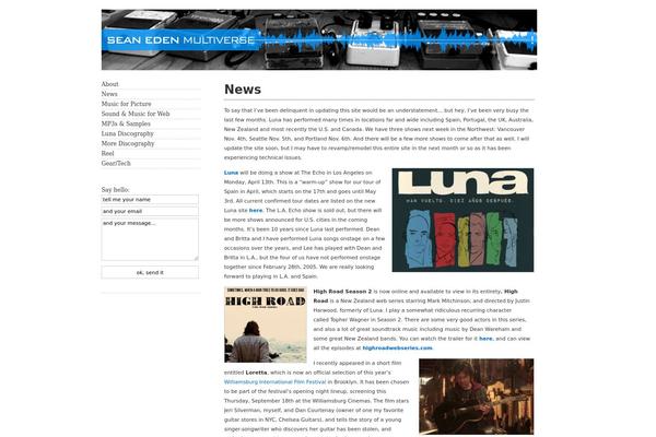 WordPress website example screenshot