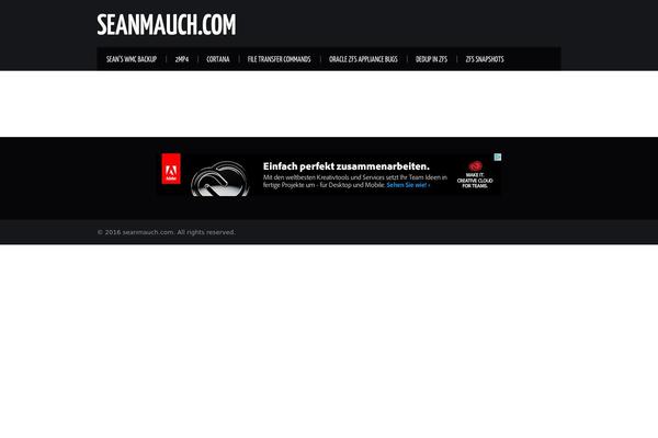 seanmauch.com site used Hiero