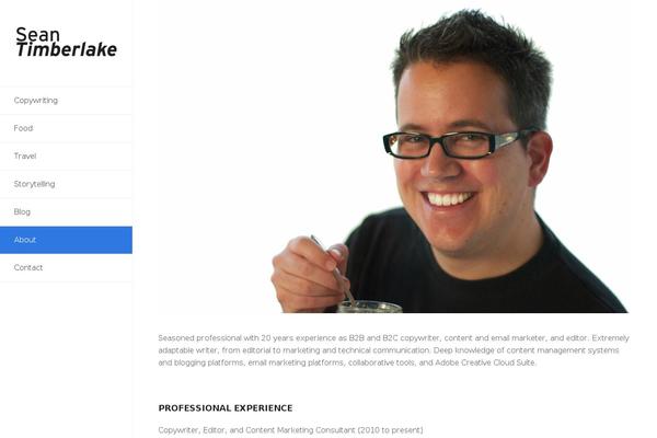 WordPress website example screenshot