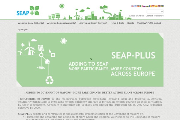 seap-plus.eu site used Funhaus