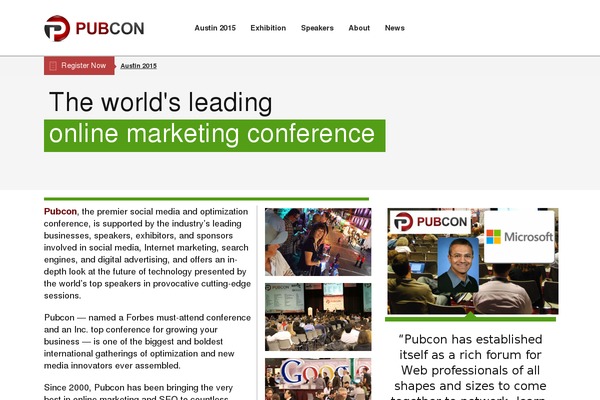 searchengineworld.com site used Pubcon2014