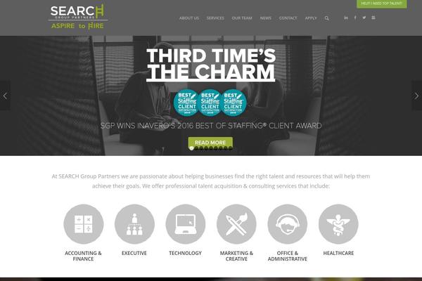 Enfold theme site design template sample
