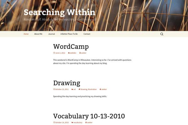 Twenty Thirteen theme site design template sample