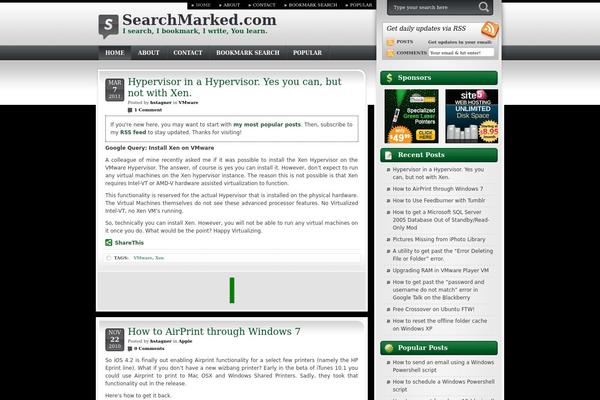 searchmarked.com site used Ubd Moneymaker Theme