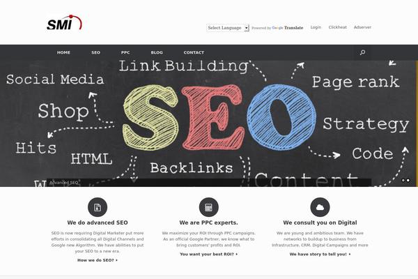 WordPress website example screenshot
