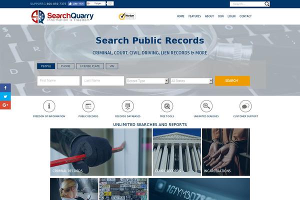 searchquarry.com site used Searchquarry_html5