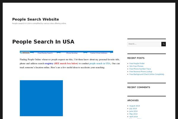 Twenty Sixteen theme site design template sample
