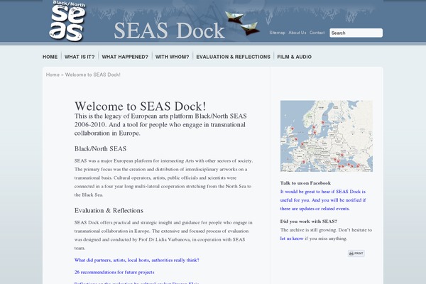 seas.se site used Seas-dock