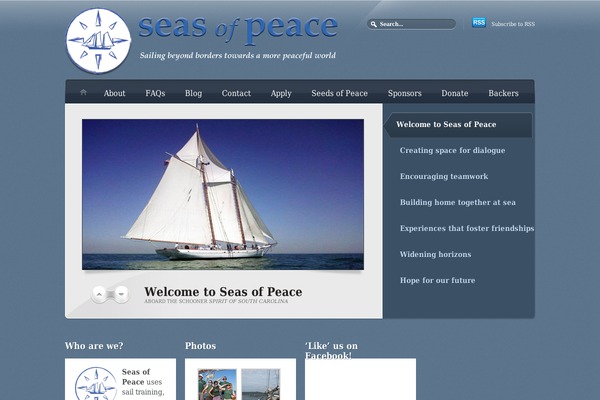 seasofpeace.org site used Boast