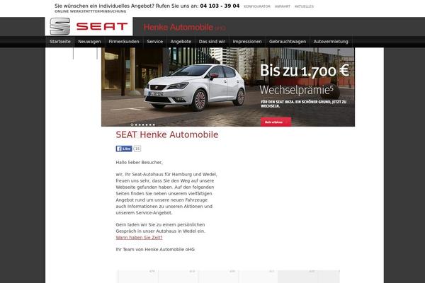 seat theme websites examples