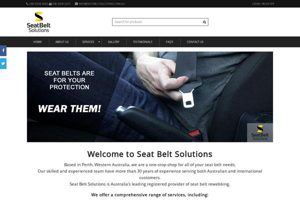 seatbeltsolutions.com.au site used Marketshop
