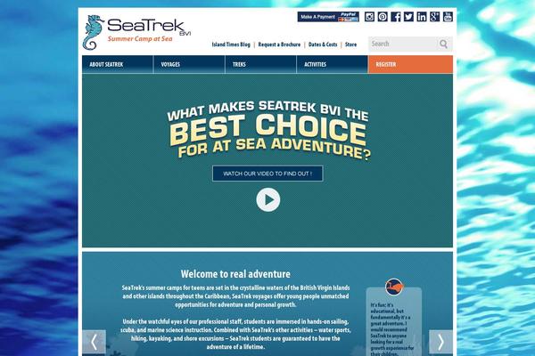 seatrekbvi.com site used Treasure