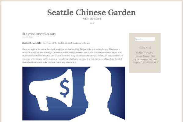 WordPress website example screenshot