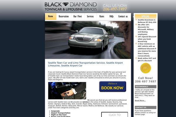 seattle-town-car-limo-service.com site used Blackdiamond