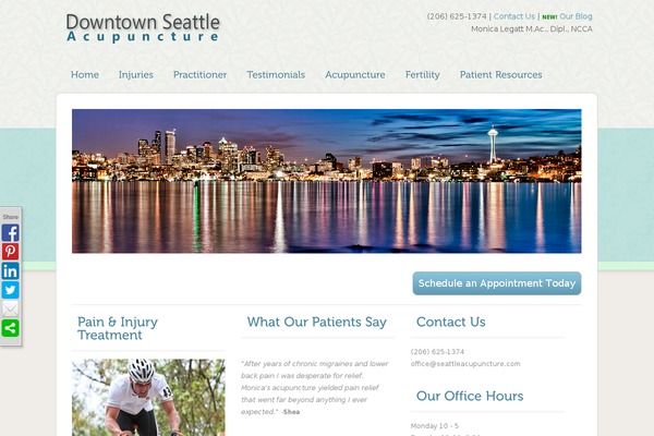 WordPress website example screenshot