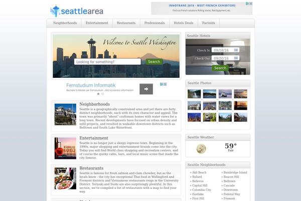 seattlearea.com site used Gradient-blue