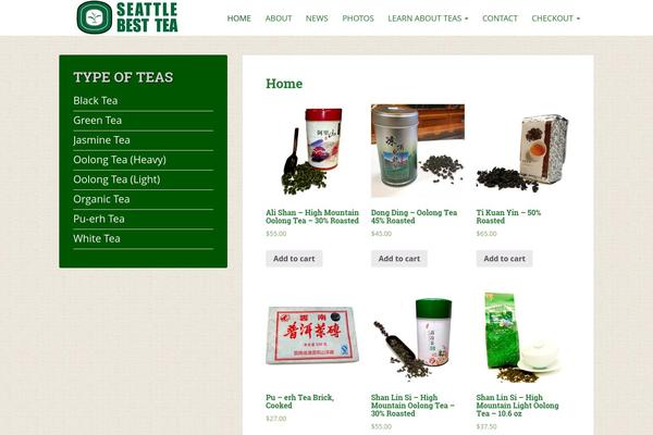 seattlebesttea.com site used Sparkling