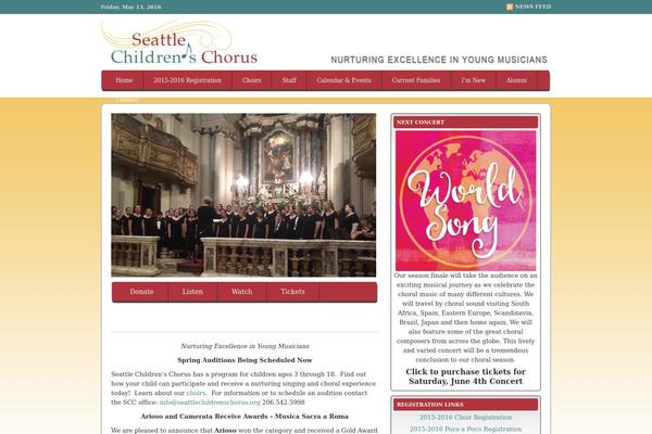 seattlechildrenschorus.org site used Streamline_2012