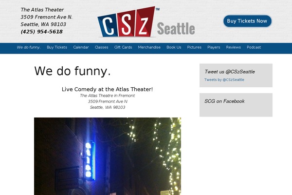 twentythirteen-seattlecomedygroup theme websites examples