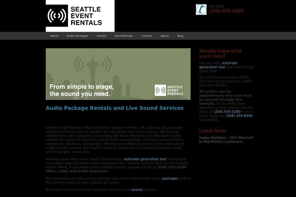 seattleeventrentals.com site used Ser