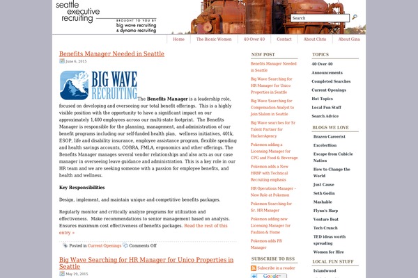 seattleexecutiverecruiting.com site used Seatac