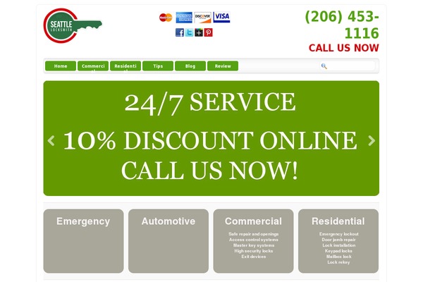 WordPress website example screenshot