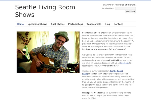 seattlelivingroomshows.com site used Slrsgenesistheme