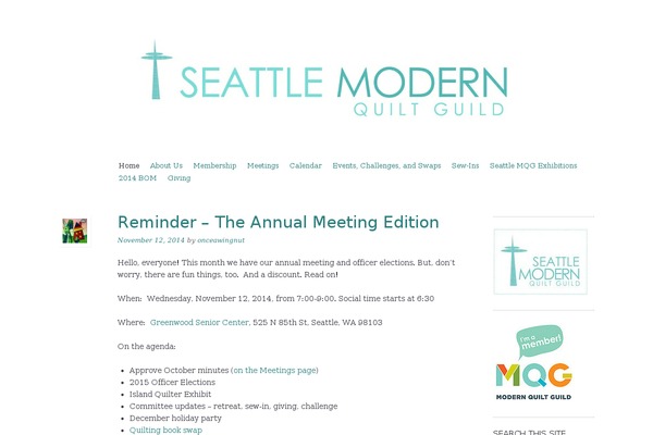 WordPress website example screenshot