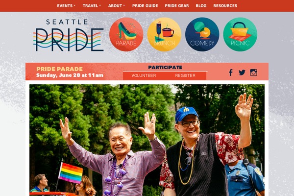 seattlepride.org site used Pride2015