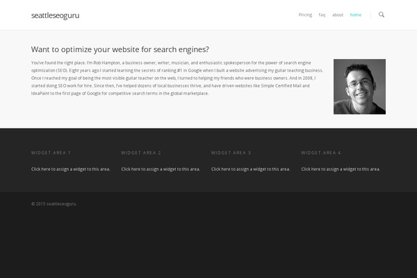 Salient theme site design template sample