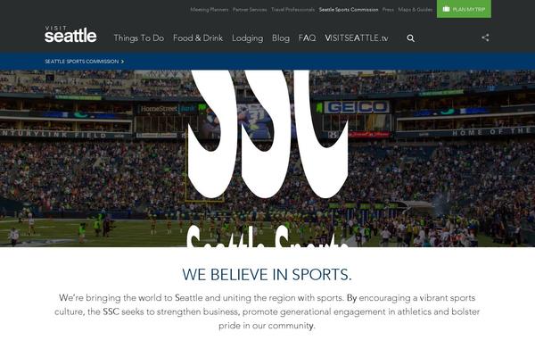 seattlesports.org site used Visitseattle