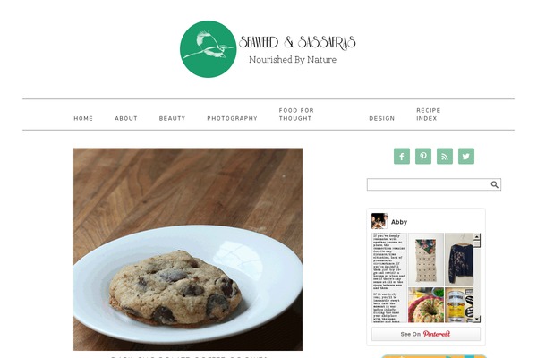 Foodie theme site design template sample