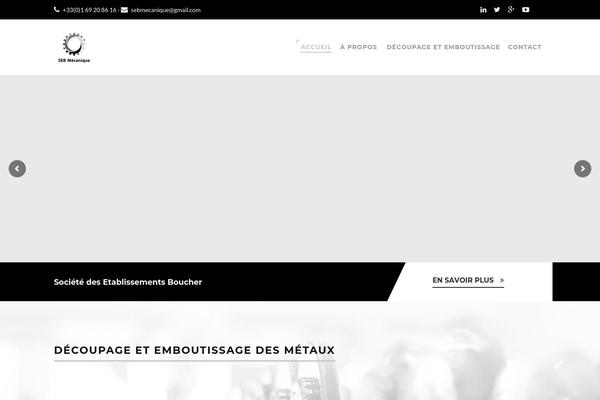 Structure theme site design template sample