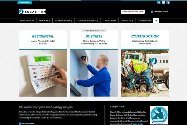 sebastiancorp.com site used Sebastian-responsive