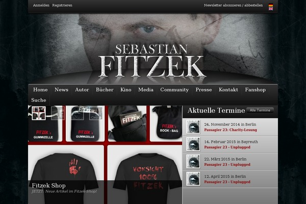 sebastianfitzek.de site used Fitzek-theme