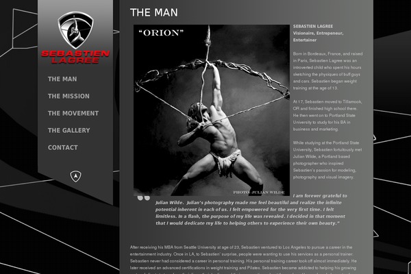 King Size theme site design template sample