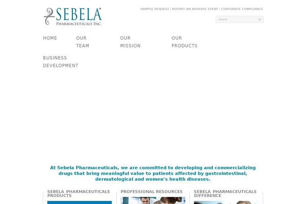 sebelapharma.com site used Sebela